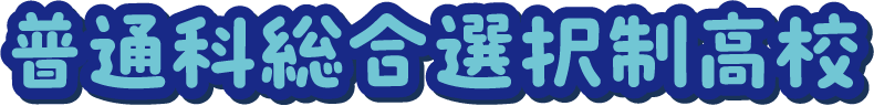 普通科総合選択制高校