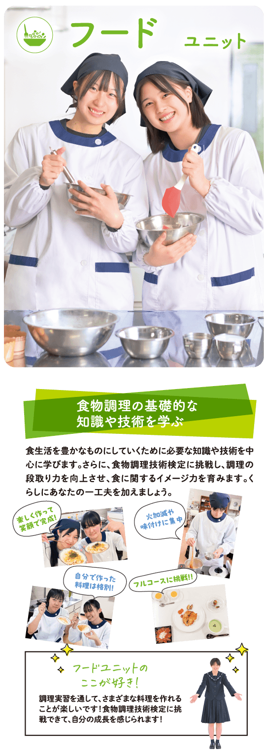 フードユニットの概要